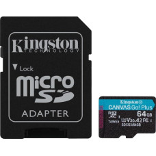 Kingston MEMORY MICRO SDXC 64GB UHS-I/W/ADAPTER SDCG3/64GB KINGSTON