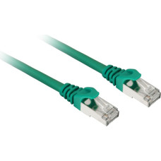 Sharkoon patch network cable SFTP, RJ-45, with Cat.7a raw cable (green, 50cm)