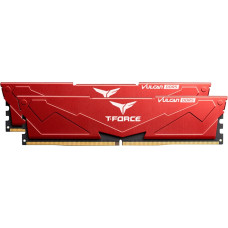 Team Group DDR5 64GB - 5200 - CL - 40 - Dual-Kit - DIMM - FLRD564G5200HC40CDC01, VULCAN, XMP, red