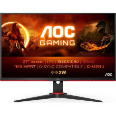 AOC 27G2SPAE, gaming monitor (68 cm (27 inch), black, FullHD, Adaptive-Sync, IPS, 165Hz panel)