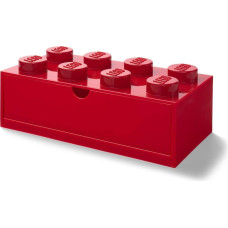 Room Copenhagen LEGO Desk Drawer 8 , storage box (red, knobs)