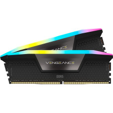 Corsair DDR5 - 64GB -  6000 - CL - 30 (2x 32 GB) dual kit, RAM (grey, CMH64GX5M2B6000Z30, Vengeance RGB)