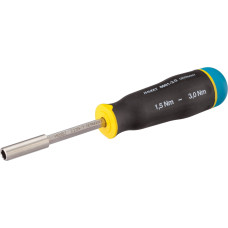 Hazet torque screwdriver 6001-3.0/3, 1/4 (black/blue, 1 - 6 Nm, 1/4 bit holder)