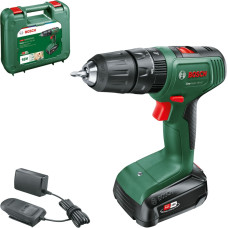 Bosch cordless impact drill EasyImpact 18V-40 (green/black, Li-ion battery 2.0Ah, case, POWER FOR ALL ALLIANCE)