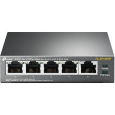 Tp-Link Switch|TP-LINK|Desktop/pedestal|5x10Base-T / 100Base-TX|PoE ports 4|TL-SF1005P