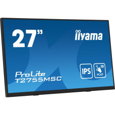 Iiyama ProLite T2755MSC-B1, LED monitor - 27 -  black (matt), FullHD, IPS, touchscreen