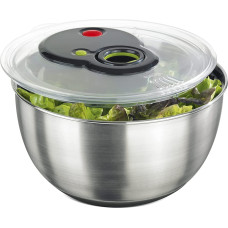Emsa TURBOLINE salad spinner, bowl (stainless steel/transparent)