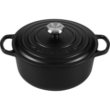 Le Creuset Signature Casserole round 20 cm black