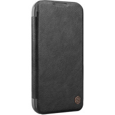 Nillkin Etui Nillkin Qin Prop Leather iPhone 16 (czarny)