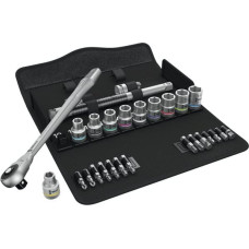 Wera 8100 SC 7 Zyklop Metal ratchet set push-through square