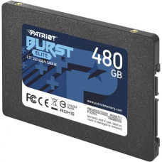 Patriot SSD|PATRIOT|Burst Elite|480GB|SATA 3.0|3D NAND|Write speed 320 MBytes/sec|Read speed 450 MBytes/sec|2,5