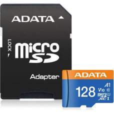 Adata MEMORY MICRO SDXC 128GB W/AD./AUSDX128GUICL10A1-RA1 ADATA