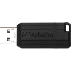 Verbatim PinStripe USB atmintukas 64 GB USB A tipo 2.0 Juoda