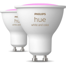 Philips Hue White and colour ambience GU10 – išmanusis prožektorius – (2 vnt. rinkinys)