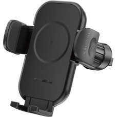 Foneng CP101 car grille mount with 15W wireless charger (black)