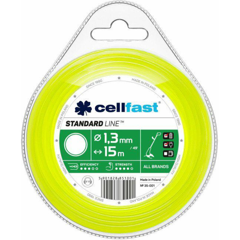 Cellfast ŻYŁKA TNĄCA OKRĄGŁA 1,3mm x 15m