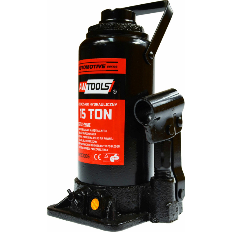 Awtools AW 15T HYDRAULIC BOTTLE JACK 227-432mm