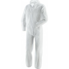 Beta DISPOSABLE JUMPSUIT WITH HOOD SIZE M WHITE