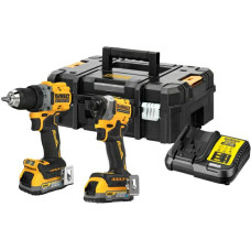 Dewalt ZESTAW COMBO 18V WKĘTARKA DCD800 + ZAKRĘTARKA DCF850 2x1,7Ah POWERSTACK DCK2051E2T