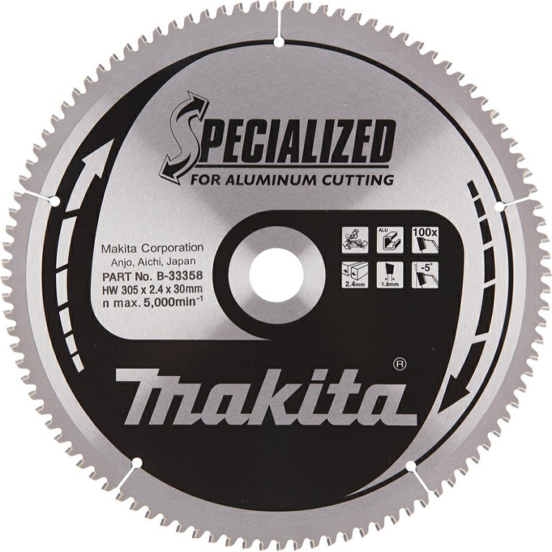 Makita PIŁA TARCZOWA  305x30x100z SPECJALIZED ALUMINIUM