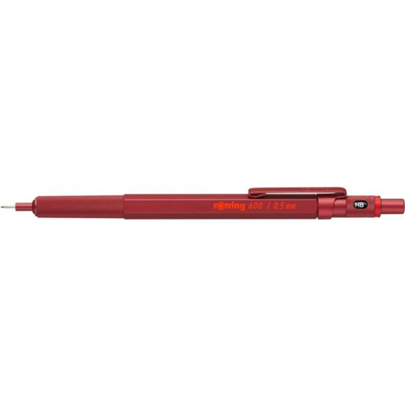 Rotring 600 Mechanical Pencil metallic red 0,5 mm