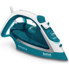 Tefal EasyGliss Plus FV5737 lygintuvas Sauso ir garų tipo lygintuvas „Durilium“ padas 2500 W Turkis, Balta