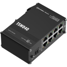 Teltonika TSW040 | Switch | 8x RJ45 100Mb/s PoE, 240W, IP30