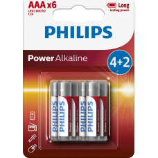 Philips Power Alkaline baterija LR03P6BP/10