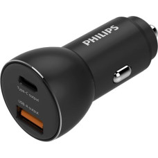 Philips Car Charger 36W with 1 USB-A + USB C