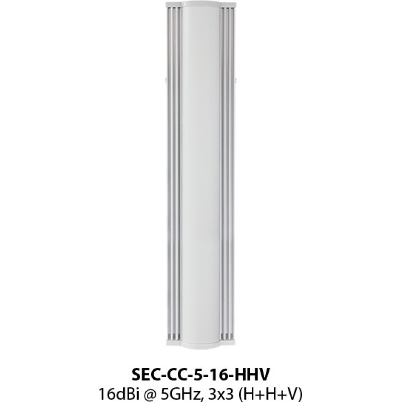 Rf Elements SEC-CC-5-16-HHV | Sector antenna | MIMO, 5GHz, 16dBi, 3x RP-SMA