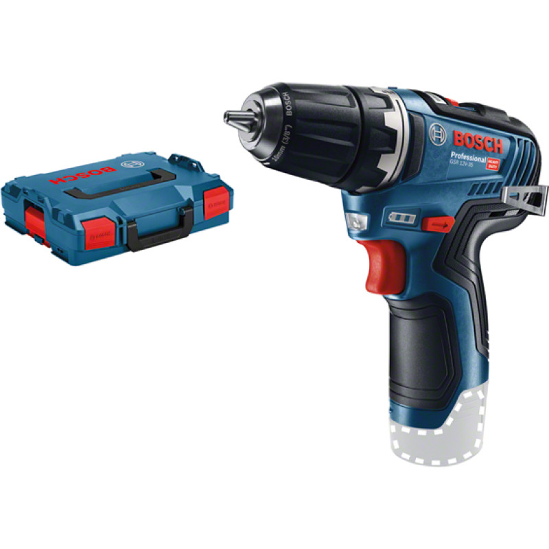 Bosch GSR 12V-35 1750 RPM Beraktė 750 g Juoda, Turkis