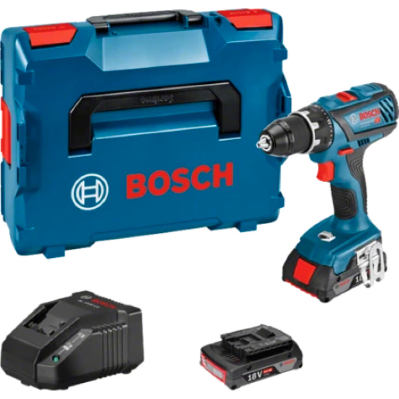 Bosch GSR 18V-28 Professional 1900 RPM Juoda, Mėlyna