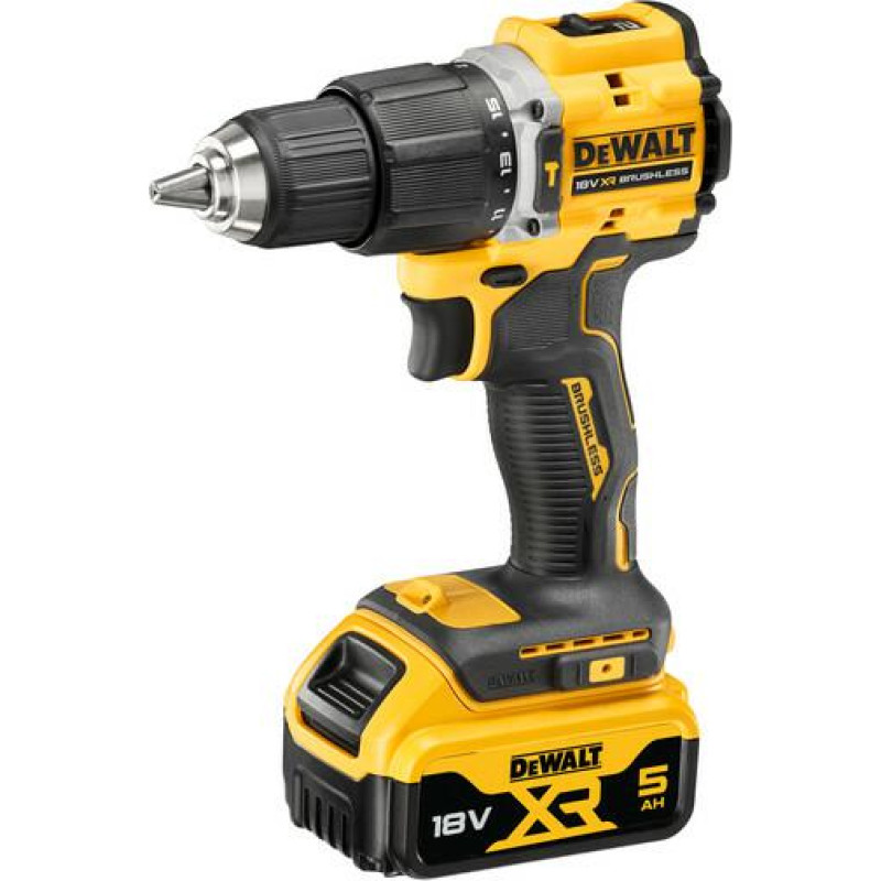 Dewalt WIERTARKO-WKRĘTARKA UDAROWA 18V DCD100YP2T 68Nm 2x5,0Ah TSTAK LIMITED