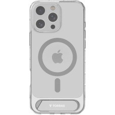 Torras Pstand Series Case for iPhone 16 ProMax (Transparent)