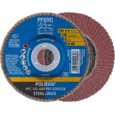 Pferd Lapelinis šlifavimo diskas PSF STEELOX 125mm P80 PFC, Pferd