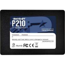 Patriot SSD|PATRIOT|P210|1TB|SATA 3.0|Write speed 430 MBytes/sec|Read speed 520 MBytes/sec|2,5