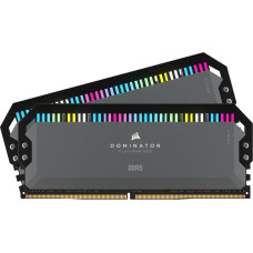 Corsair DDR5 - 32GB - 5200 - CL - 40 - Dual Kit, memory (black, CMT32GX5M2B5200Z40, Dominator Platinum RGB, for AMD)