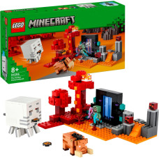 Lego 21255 Minecraft Nether Portal Ambush, construction toy