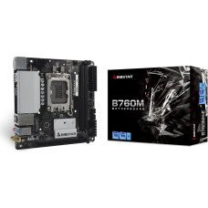 Biostar B760NHE - Socket 1700 - motherboard (dark gray)