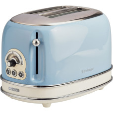 Ariete Vintage Toaster 155 (light blue, 810 watts, for 2 slices of toast)