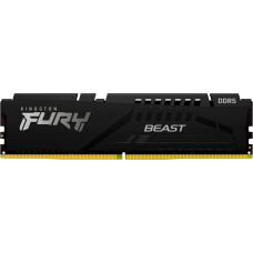 Kingston FURY DDR5 - 32GB - 6400 - CL - 32, single RAM (black, KF564C32BBE-32, FURY Beast, INTEL XMP, AMD EXPO)