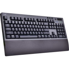 Thermaltake W1 WIRELESS, gaming keyboard (titanium/black, DE layout, Cherry MX Red)