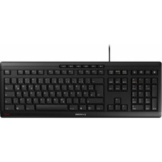 Cherry STREAM Keyboard EU black U - US English with Euro symbol