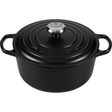 Le Creuset Signature Casserole round 24 cm black