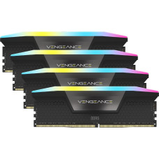 Corsair DDR5 - 96GB - 6000- CL - 30 (4x 24 GB) quad kit (black, CMH96GX5M4B6000C30, Vengeance RGB, INTEL XMP)