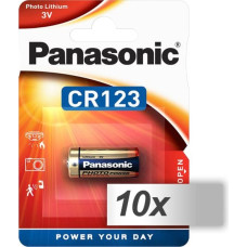 Panasonic 1x10 Panasonic Photo CR-123 A Lithium VPE Inner Box