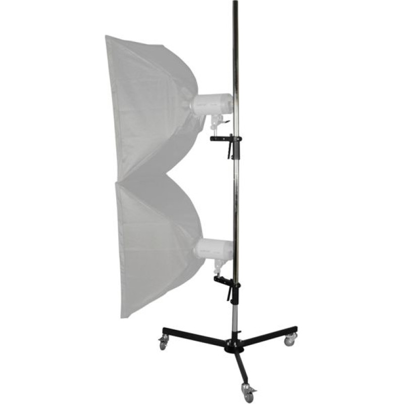 Walimex pro Wheeled Tripod with 2 Clamp Holders