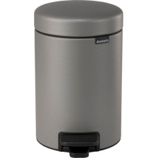 Brabantia Pedal Bin Newicon 3 L Mineral Concrete Grey