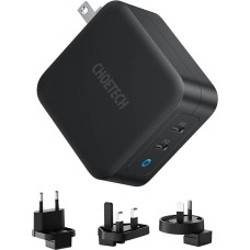 Choetech PD6008 2xUSB-C PD 100W GaN mains charger