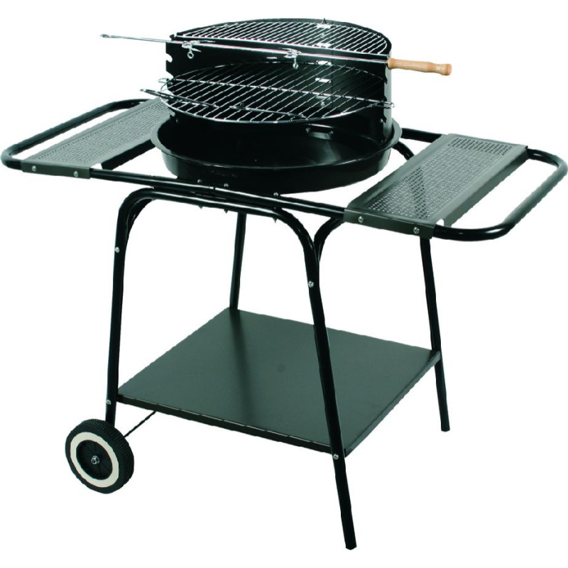 Master Grill OKRĄGŁY RUCHOMY Z DWIEMA PÓŁKAMI MG906